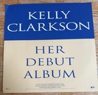 Kelly Clarkson Thankful 2-sided Promotional Poster Flat 12 X 12  2003  Debut