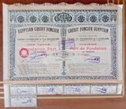 Egypt Foundation Part Bond  Cr  dit Foncier 1905 - Mixed Numbers