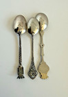 Vintage Decorative Silver Spoons Set Of Three Paris Geveve Amsterdam Collectable