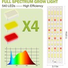 Ultra-thin Panel Grow Lights For Indoor Plants 4-pack Full Spectrum Plant Light