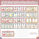 Boho Alphabet For Classroom Wall Decorations Kindergarten Preschool  Alphabet Nu