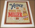 1969 Miller High Life Print Ad Vintage Advertisement Home Is Where The Miller Is