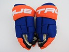 New True Nhl Pro Stock New York Islanders Hockey Gloves Senior Size 14 