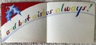 Unused Christmas Colorful Seasons Greetings Holly Vtg Greeting Card 1940s 1950s