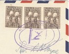 1957 Papua New Guinea Airmail Cover Rabaul Bougainville Co Ltd Cachet