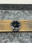 Bulova Accutron 2181 Black Dial Tuning Fork Watch  Serviced  Clean  Gemex Band