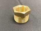 4 Pack  Solid Brass Pipe Fitting Adapter 3 4  Male Npt To 1 2  Female Npt