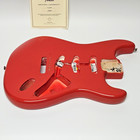 2023 Fender American Vintage Ii 1961 Strat Body Fiesta Red - Stratocaster Guitar