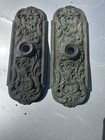 Pair Of Victorian Bronze Door Plates Antique Rh   Co
