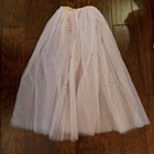 My Twinn Child   Doll Matching Tutu Dance Skirt With Pink Floral Rose Design 