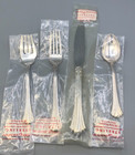 18th Century By Reed   Barton Sterling Silver 4 Piece Place Setting  In Wrappers