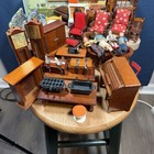 Vintage Lot Of Lundby Dollhouse Furniture 50  Pieces Kitchen   Bathroom Set