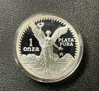 Mexico 1991 Silver Libertad 1 Onza Proof Coin With Box   Coa    low Mintage   