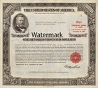  100 000    1 000 000 U s  Treasury Bond Note  1 1963 Currency Sheet Repro A3