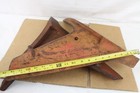 2 Oliver Cast Iron Farm Implement Plow Point W  Embossed Lettering 40ds Vintage