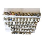 Collector s Thimbles Ceramic Pewter Metal Us States Tourist Souvenirs Lot Of 65