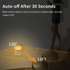 1pc Led Motion Sensor Night Light Us Plug Bedside Wall Lamp - New