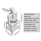 48pcs Manual Dough Divider Model 48a 22g-105g Weight Range Commercial Use