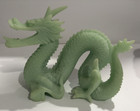 Medieval Legends Green Jade Resin Dragon Glow In The Dark Figurine 