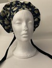 Handmade Grogu Baby Yoda Mandalorian Blue Cotton Bouffant Tie-back Scrub Cap