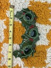 Vintage Lefton China Holly Berry Candle Holder   Made In Japan  Xmas Christmas