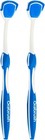 Revitalize Your Breath With Dentek Tongue Scraper - 2 Pack  Blue   Orange