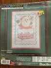 Bucilla Color Point Paint Stitching Stamped Colorpoint Christmas Kits 2 Kits
