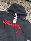 Nike Jordan Authentic Love Hurts Hoodie Jalen Hurts Sz S - 2xl