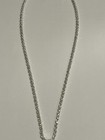 925 Solid Sterling Silver Rope 3mm 18    Chain Jesus Medal Pendant Italy New