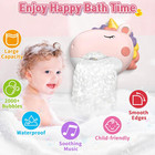 Baby Bath Toys  Unicorn Bath Bubble Machine Toddler Bath Toys For Kids Ages 1-3 