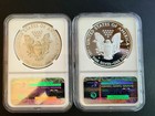 2012 S Reverse Proof Silver Eagle Ngc Pf70   Pf70 2 Coin San Francisco Set