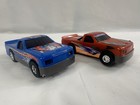 Vintage Artin 1 43 Scale Lighted Pick Up Truck Slot Car Pair Not Tested