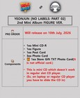Txt Yeonjun No Labels part 02 2nd Mini Album Figure Ver mini Cd 3 Photocard gift
