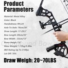Compound Bow Kit 20-70lbs Adjustable For Outdoor Use   Target Practice  Ambid   