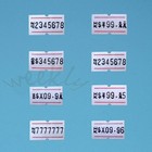 Red Line Price Tag Gun Sticker 600 Labels Per Roll Refill Ink Roller For Mx-5500