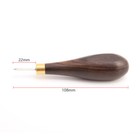 Quality Awl Tool Leather Stitching Awls Diamond Shape Ebony Blackwood   Brass