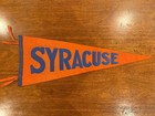 1950 s Syracuse University Vintage Felt Pennant 29  Collegiate Tag