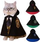 Halloween Dog Cat Costume Cape  Pet Wizard Apparels Cosplay Costume Set Medium