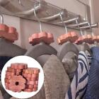 Natural Cedar Wood Balls   Moth Repellent Rings Hanger Wardrobe Drawer C8m7