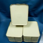 Vtg 70s Cheinco Kitchen Canister Set Flour Coffee Tea Tin Lot