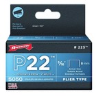 Arrow Fastener 225 Light Duty Staples  P22  24 Ga  Flat Crown  5 16 In Leg L 