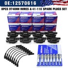 8 Packs Acd Uf413 Ignition Coil   41-110 Spark Plug   9748uu Wire Gmc Oem 