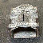 Vintage Alamo Iron Works San Antonio Texas Cast Iron Coin Bank