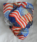 Female Dog Puppy Pet Diaper Washable Panties Sanitary Underwear Patriotic Xxs