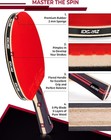 Idoraz Table Tennis Paddle Professional Ping Pong Racket With Carrying Case