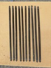 10x Antique Brass Stair Rods With Clover Finials No Clips 26   