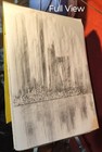32   Inch  X  24  Inch Charcoal Drawing Of City  poster Size  By A  Avila 