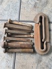 Vintage Railroad Hardware Lot With Spikes  Bolts And J Hooks
