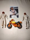 Vtg 1975 Evel Knievel 7  Figures W cycle