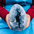 5 3 Lb Large Natural Celestite Geode Crystal Cluster Healing Specimen 3972